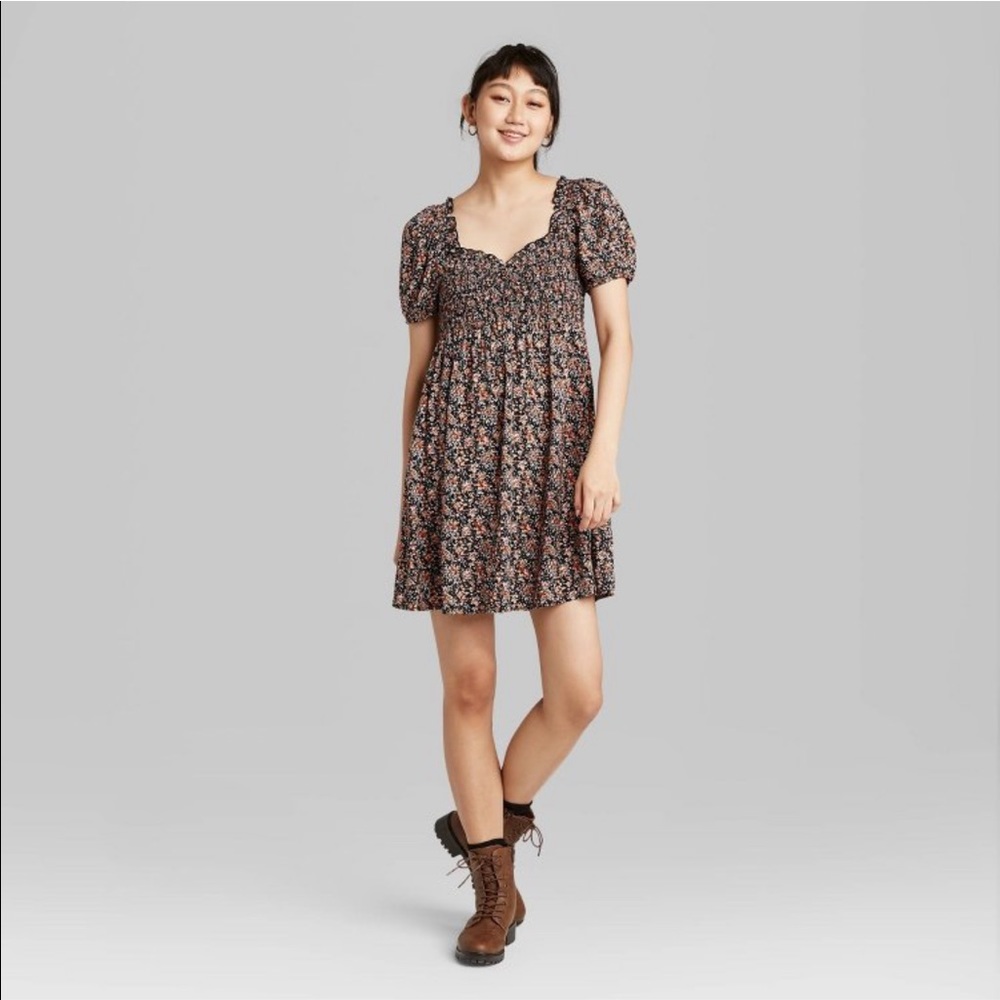 Wild Fable Puff Sleeve Dress